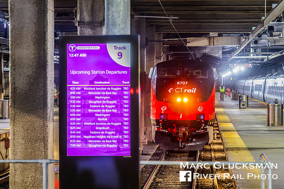 CDOT Extra 6707, CTDX 6707, Boston, Massachusetts