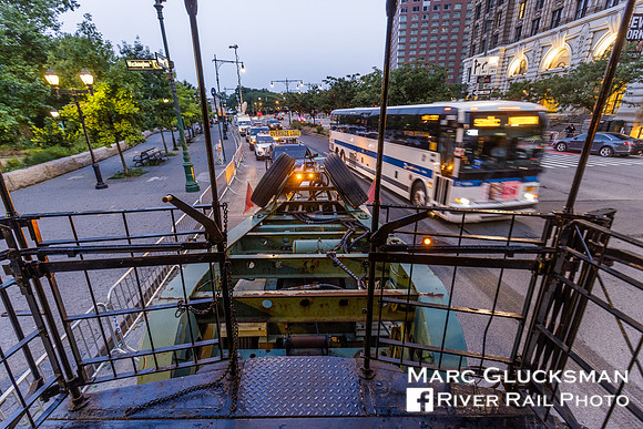 MTA NYCT Subway BRT BU Elevated Car 1273, Washington-Battery Place, New York, New York