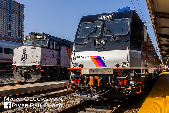 2023-10-01 NJ Transit  Hoboken Locomotive Display, Hoboken, New Jersey