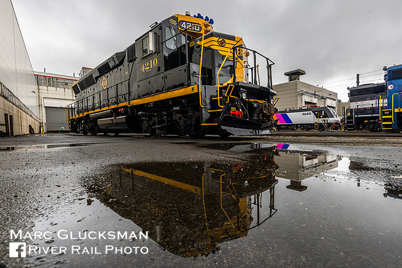 NJTR 4210 (Erie Railroad), New Jersey Transit/NJT Meadows Maintenance Complex, Kearny, New Jersey