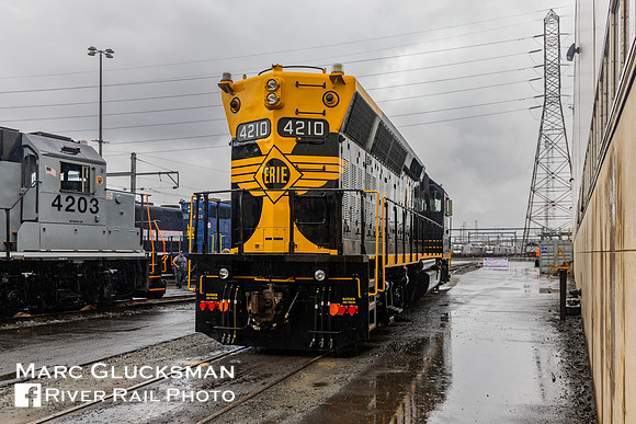 NJTR 4210 (Erie Railroad), New Jersey Transit/NJT Meadows Maintenance Complex, Kearny, New Jersey
