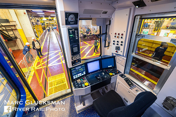 MTA NYCT Subway R211T 4049, Operator Cab, Coney Island Shops, Brooklyn, NY