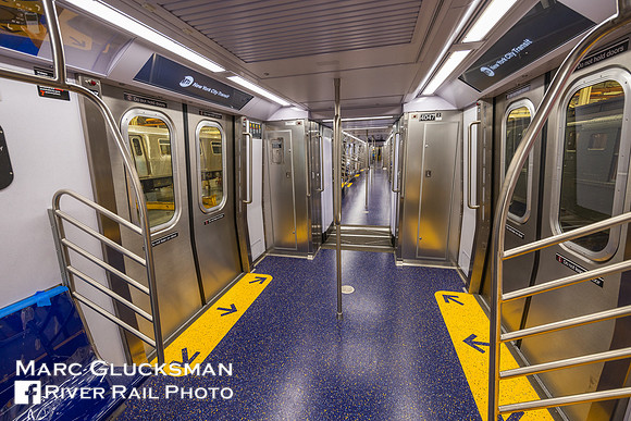MTA NYCT Subway R211T 4047, Interior, Coney Island Shops, Brooklyn, NY
