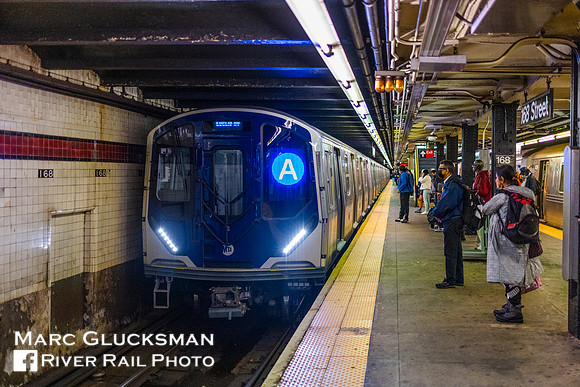 MTA NYCT SUbway R211A 4094, 168 Street Station, New York, NY