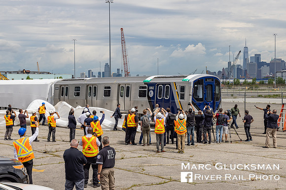 MTA NYCT Subway, R-211A delivery, South Brooklyn Marine Terminal