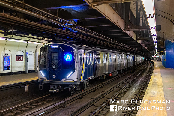 MTA NYCT Subway Kawasaki R-211A, NYCT 4060, 181 Street Station, New York, New York