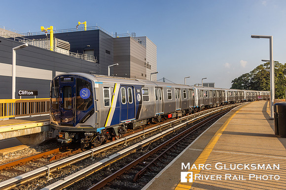 MTA Staten Island Railway 104 R-211S, Clifton, StatenIsland, New York