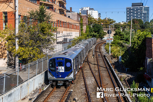 MTA Staten Island Railway R-211S Inaugural, 104 R-211S, Tompkinsville, Staten Island, New York