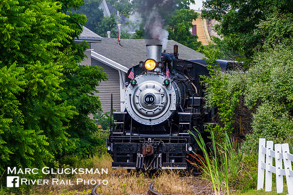 Black River & Western Railroad, BRW 60, Flemington, New Jersey