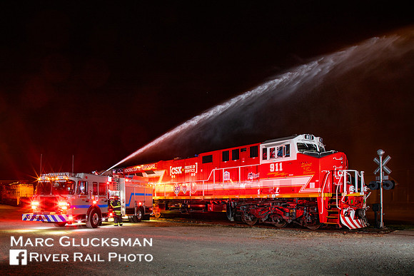 CSX 911 Spirit Of Our First Responders, Lake Shore Railway Museum, North East, Pennsylvania
