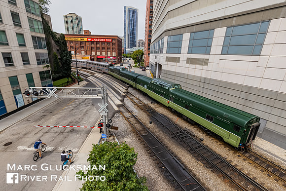 Webb Rail crossing Canal Street, Chicago, Illinois