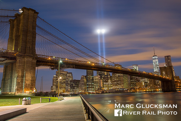 911 Tribute In Light, Brooklyn, New York