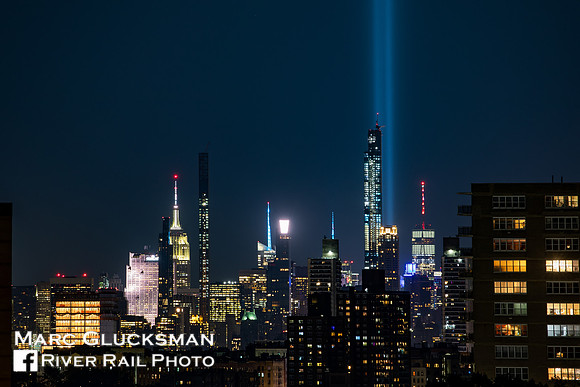 911 Tribute In Light, Bronx, New York
