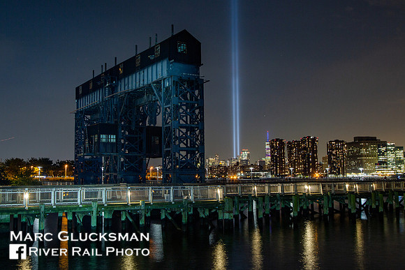 911 Tribute In Light, Gantry State Park Long Island City, New York