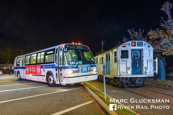 NYCT R-16 6398 and RTS 4901, Trolley Museum Of New York, Kingston, New York