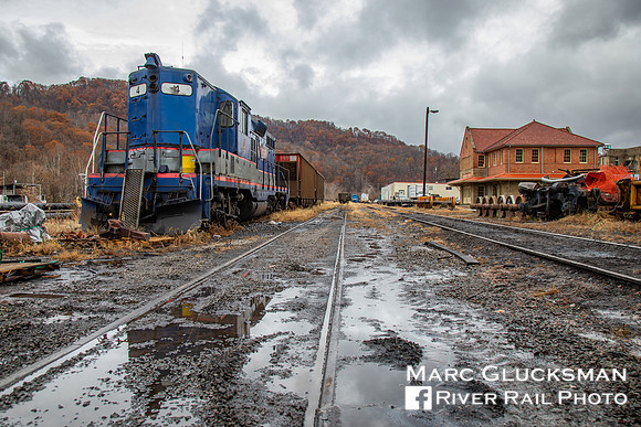 Elk River Railroad ELKR, Gassaway, West Virginia