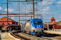 Amtrak Train 1057, MARC 4911, Wilmington, Delaware