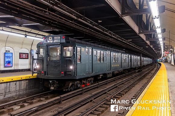 MTA NYCT Subway NY Transit Museum, NYCT 381, 181 Street, New York, NY