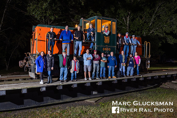 Group Photo, Connecticut Eastern Railroad Museum, Willimantic, Connecticut