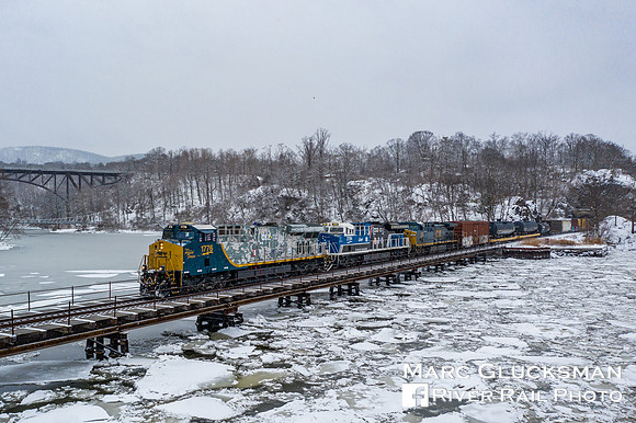 CSX 1776, Popolopen Creek, Fort Montgomery, New York