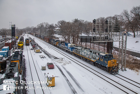 CSX 1776 and 3194 with NYSW at Ridgefield Park, NJ