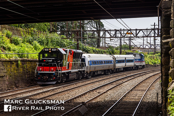 MTA Metro-North Railroad, Geometry Train, MNCW 106 125 DOTX 216, New Rochelle, New York