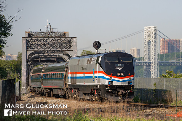 Amtrak Empire Service - Spuyten Duyvil Bridge, Bronx, New York