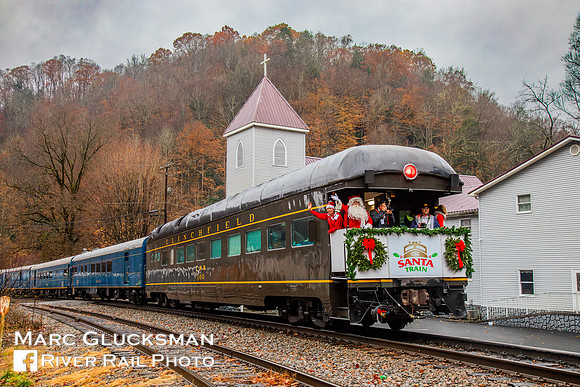 Clinchfield 100, 2019 CSX Santa Train, Dante, Virginia