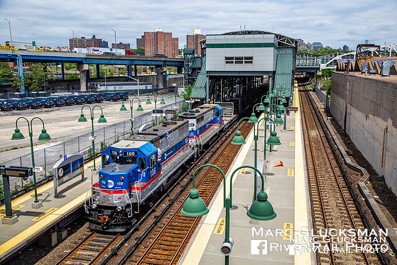 Metro-North Railroad Rail Train, Yankee Stadium, Bronx, New York