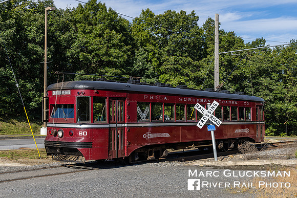 PST Brill "Master Unit" 80, Electric City Trolley Museum, Moosic, Pennsylvania