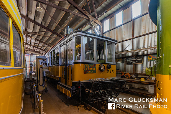 Los Angeles Railways Type B 'Huntington Standard' 525, Southern California Railroad Museum, Perris, California