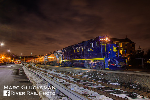 NJ Transit CNJ Railroad 4109 Heritage Engine, Waldwick, New Jersey