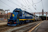 NJ Transit CNJ Railroad 4109 Heritage Engine, Hoboken, New Jersey