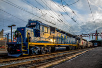 NJ Transit CNJ Railroad 4109 Heritage Engine, Hoboken, New Jersey