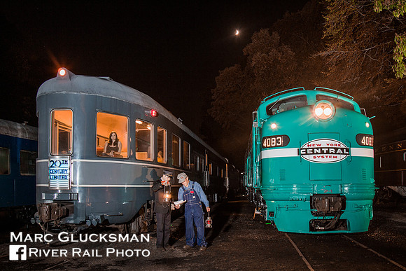 New York Central Hickory Creek and E8 4083, URHS, Boonton, New Jersey