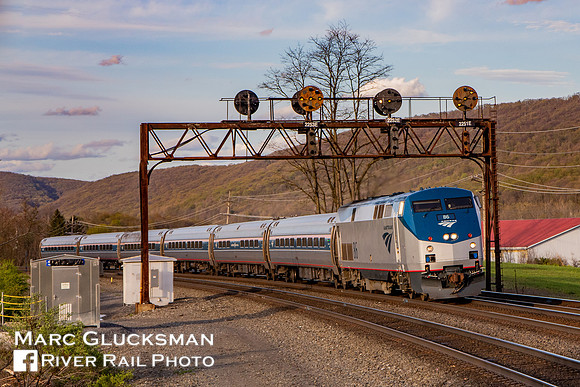 Amtrak Pennsylvanian, Tipton, Pennsylvania