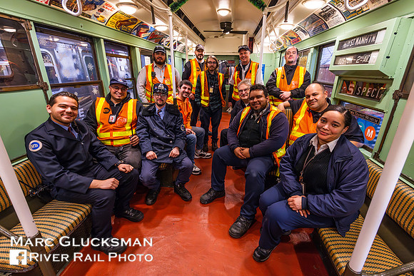 MTA NYCT Subway NY Transit Museum, 2023 Holiday Nostalgia Train, New York, NY
