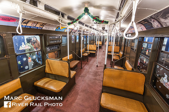 MTA NYCT Subway NY Transit Museum, 2023 Holiday Nostalgia Train, New York, NY