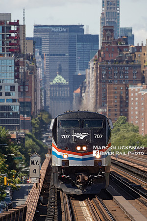 Amtrak Empire Service to Grand Central Terminal, Harlem-125 Street, Meet with Metro-North, NY, NY