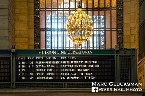 Amtrak Empire Service to Grand Central Terminal, GCT, New York, New York