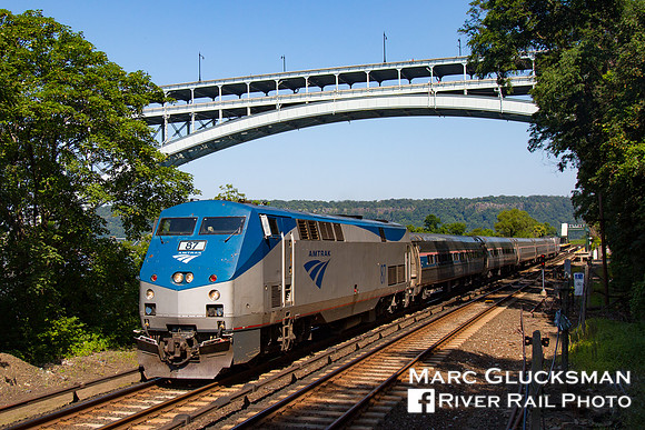 Amtrak Empire Service to Grand Central Terminal, Spuyten Duyvil, Bronx, New York
