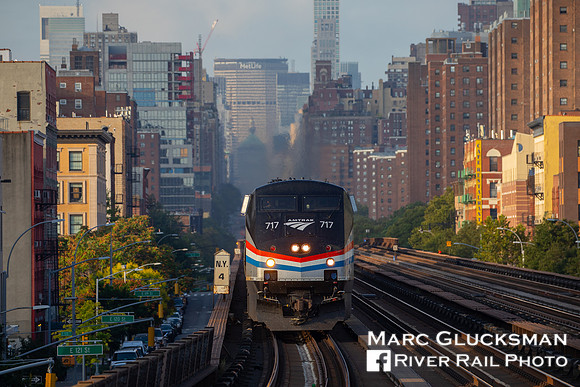 Amtrak Empire Service to Grand Central Terminal, Harlem-125 Street, New York, New York