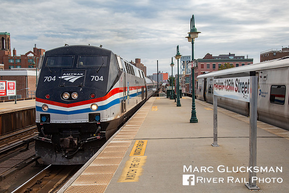 Amtrak Empire Service to Grand Central Terminal, Harlem-125 Street, New York, New York