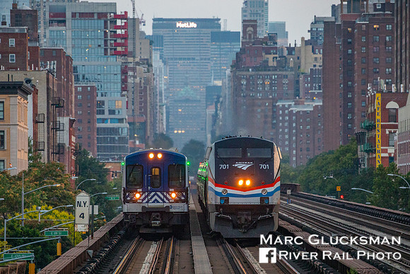 Amtrak Empire Service to Grand Central Terminal, Harlem-125 Street, Meet with Metro-North, NY, NY