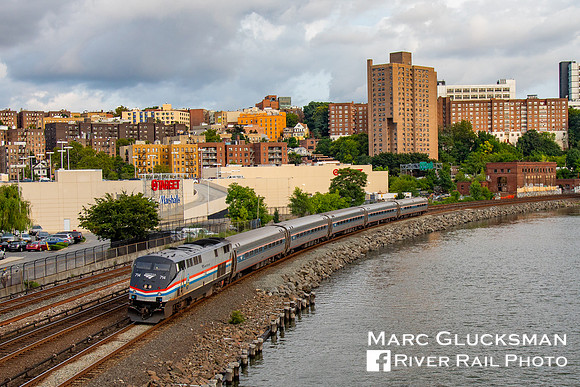 Amtrak Empire Service to Grand Central Terminal, Marble Hill, New York, New York
