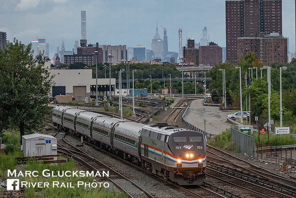 Amtrak Empire Service to Grand Central Terminal, High Bridge, Bronx, New York