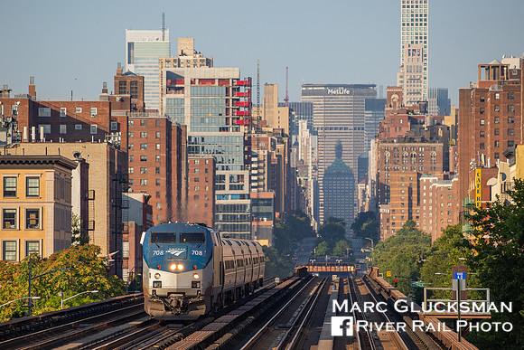 Amtrak Empire Service to Grand Central Terminal, Harlem-125 Street, New York, New York