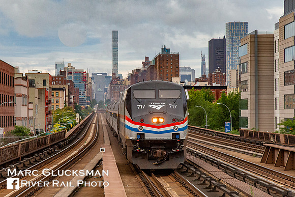 Amtrak Empire Service to Grand Central Terminal, Harlem-125 Street, New York, New York
