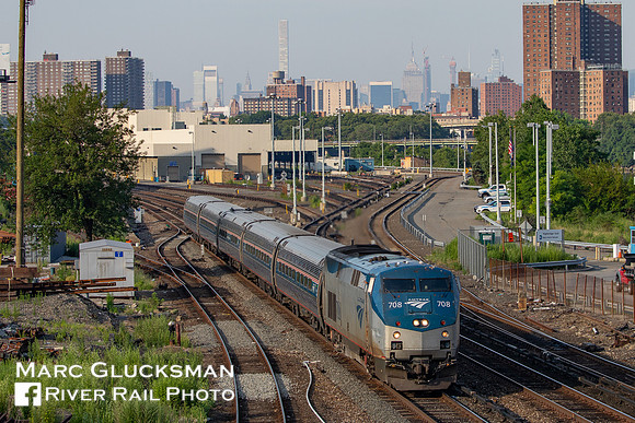 Amtrak Empire Service to Grand Central Terminal, High Bridge, Bronx, New York