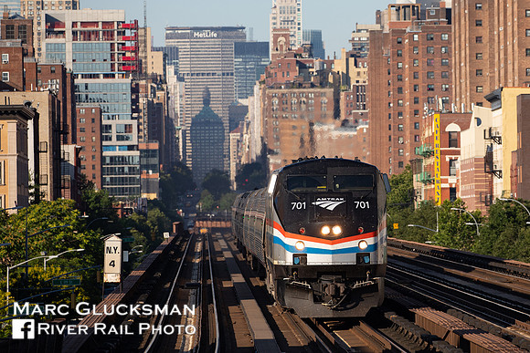 Amtrak Empire Service to Grand Central Terminal, Harlem-125 Street, New York, New York